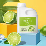 흥국 H MADE 리얼베이스 라임 1kg 2개 카페 음료 에이드 : 커피마켓어스
