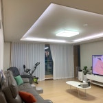 마산 가포 부영아파트, 고민없이 선택하는 화이트 쉬폰커튼 : 데코인 홈