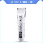 반려동물 바리깡 이발기 세트 헤어커터 부분 [ZS] 무선베이스 5 속도... LED 스크린 전기 머리 깎기 전문 트리머 이발 남성용 조용한 : 두발로샵