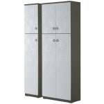 튼튼한 업소용 올문장 J1620 하이그로시 디오스 신발장 : 가구왕 사무용가구