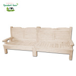 [편백하우스] 100% 국내산 편백가구 원목 라운드 4인소파 : 광주 편백하우스