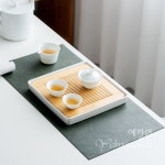 [다용도러너] 예향원 고급 합성피혁 티테이블 러너 방수 티 매트 E-9372 : 예향원