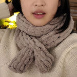 츄러스 목도리 DIY패키지 - 바늘없이 커플목도리 뜨기, 핑거니팅, 퍼피, 세탁기가능 : 72page