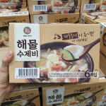 이가자연면 해물수제비 188.5g x 6개입 : 로씨네 슈퍼마트