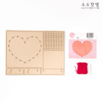 어린이집 크리스마스만들기키트 스트링아트 초등만들기 엄마표미술놀이 : 소소핫템