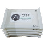 하늘선물 휴대용 물티슈 10매 1박스(200개) 소형 작은 미니 : 동우종합유통