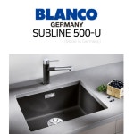 백조 블랑코싱크볼 BLANCO SUBLINE 500-U 수입 씽크볼 주방 인테리어 : 퀸즈키친