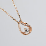 메리 다이아 물방을 펜던트 목걸이 여자친구 기념일 부모님 선물 14K 18K 젬티아 : 젬티아