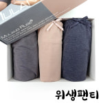 BYC 물랑루즈 여성용 샘방지 위생팬티 세트 E-13 : 모던레이스