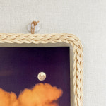 라탄 아크릴 아치 사각 액자 보드 : 온들