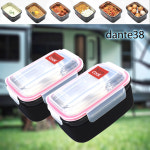 바로쿡 발열도시락 피크닉 백패킹 도시락통 용기 음식조리 반영구 850ml 1200ml : dante38