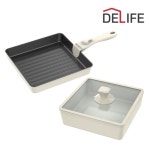 [디라이프] 부오노 올인원 사각냄비 세트 5PCS (DLA-GP22)/인덕션 사용 가능 : 해아린몰