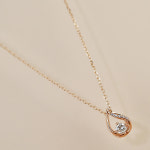 메리 다이아 물방을 펜던트 목걸이 여자친구 기념일 부모님 선물 14K 18K 젬티아 : 젬티아