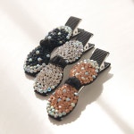 [갤러리아] 제이로렌 리본 큐빅 헤어 집게핀 H0574 : 갤러리아백화점