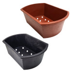 사각다라 고무다라이 사각화분 검정 다라용도(구멍없음) 미니소 36X26.5X21 : 주식회사 나루에스앤에프