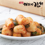 [해도지 총각김치] 끝까지 유지되는 아삭함이 매력 HACCP 2kg 부터 : 해도지김치