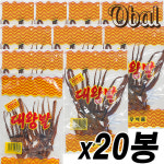 동네슈퍼 문어발 대왕발35g 창우식품 x20개 : 오발Obal