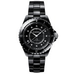 샤넬 J12 캘리버12.1 블랙 세라믹 스틸 다이아몬드 인디케이터 38MM H5702 여성 워치 : 글램피플