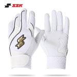 SSK 사사키 BG-KTOS1 양가죽 배팅장갑 (화이트/네이비) : 야구마당