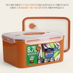 황토 누름통 김치통 누름독 황토진공항아리 피클 장아찌 누름판 간장게장 : 램코샵