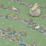 면 평직 30수 직기 퀼트 원단 구스앤 래빗 3종 홈패션 조각 천 : 태백섬유