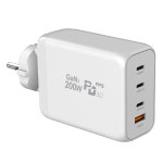 GAN2 200W C타입 PD 고속 멀티 충전기 4포트 접지 어댑터 맥북 갤럭시북 아이패드 S23 아이폰15 : findstory