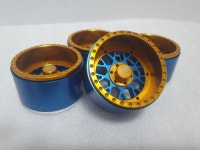 RC 1/10 2.2inch 메쉬타입 마이너스옵셋 알루미늄 메탈 비드락 휠 커스텀 제작 (HTW2.2-C0307) : 에이치테크
