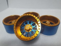 RC 1/10 2.2inch 메쉬타입 마이너스옵셋 알루미늄 메탈 비드락 휠 커스텀 제작 (HTW2.2-C0307) : 에이치테크