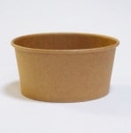 일회용 크라프트 원형 520cc 덮밥 비빔밥 컵밥 포장 배달 용기 100개 1000개 : 더착한팩