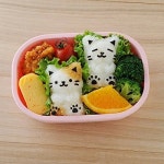 아네스트 76595 소풍도시락 김밥 고양이 김펀치 주먹밥틀 캐릭터 주먹밥 : 아기자기 귀여운 도시락