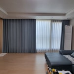 진해 신항 부영아파트 8단지, 2중커튼으로 거실 커튼완성! : 데코인 홈