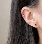 14k 18k 고양이 피어싱 귓바퀴 아웃컨츠 이너컨츠 여자친구 선물 주얼바이원 : 원보석