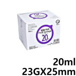 신창 일회용주사기 20ml 23GX25mm 50개입 병원 약국 : 국민아줌마
