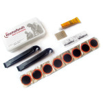 (공구세트) 휴대용 자전거 타이어 튜브 펑크 패치 세트 : amolright