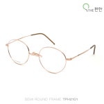 THE편한안경 TPH2101 라운드메탈 베타티타늄 안경 : 아이버스-EYEBUS