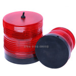 국산 LED 건전지 경광등 자석식 안전유도등 비상등 : 세미카