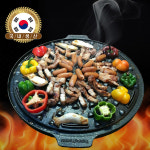 드림레저 맛돌이 원형 불판 47cm용 야외용 바베큐그릴 고기불판 : 드림레저