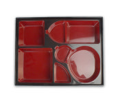 돌산멜라민 KDS DOLSAN 칠기 도시락 9호 DS-202 상 : 365주방마켓