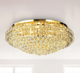 방울 크리스탈 골드 [800Φ 1000Φ] 직부등 / 크리스탈 샹들리에 인테리어조명 : 산본문화조명