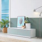 고급 북유럽 티비 받침대 선반 스탠드 장식장 수납 원룸 안방 좁은 집 공간 거치대 작은 폭 원목 낮은 우드 멀바우 화이트 TV 오픈 2칸 서랍... 