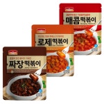 쌀떡볶이 짜장 떡볶이밀키트 로제 빨강 떡볶이 세트 떡복이 : 니즈상회