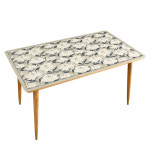 프로방스 플라워 방수 식탁보 2인 4인 PVC 테이블 매트 사각식탁 엔틱커버 : 앤디하우스