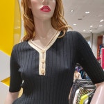 베네통브이넥골지니트BAKPA1211 : 마리오아울렛 베네통