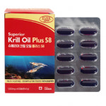 슈페리얼 크릴오일플러스58 1000mg x 60캡슐 : 다판다코리아2018