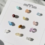 mmm 작은 원석칩 실리콘피어싱/귀걸이 무알러지 귀테리어 별존 : mmm엠엠엠피어싱