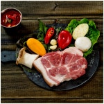 [냉장]30숙성 제주 백돼지 오겹살/목살 500g : 숙성 제주흑돼지. 생돈우리