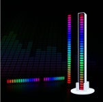 음악소리반응 사운드 댄싱 USB연결 5V RGB 이퀄라이저 LED 스틱바 무드등 : 범퍼카