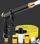 세차용 고압 물대포 수도세트 샤워건 가정용 세차용품 자동차청소 차량세척 워터 공구 정원 물뿌리개 마당 다기능 다용도 : 젤피샵