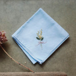 소녀감성 프랑스자수 미모사 꽃 손수건 만들기 DIY KIT : 72page