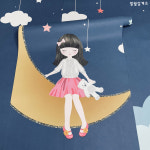[아이방벽지] 꿈나라 뮤럴 디자인 그림 벽지 블루 : 디자인 어거스트